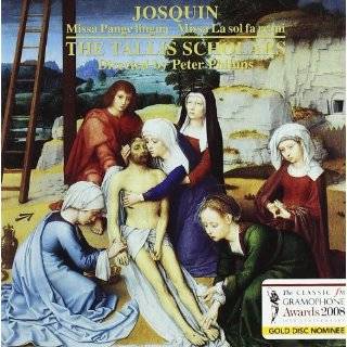 Josquin des Prés Missa Pange Lingua; Missa La Sol Fa Re Mi Audio CD 