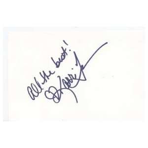 KARRI TURNER Signed Index Card In Person