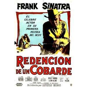   Concho Poster Argentine 27x40 Frank Sinatra Keenan Wynn William Conrad