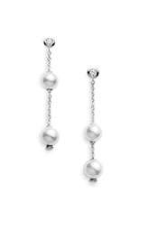 Mikimoto Pearls in Motion Akoya Cultured Pearl Earrings $1,750.00