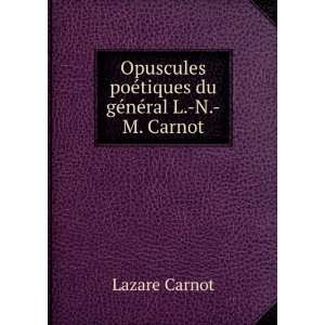   du gÃ©nÃ©ral L. N. M. Carnot Lazare Carnot  Books