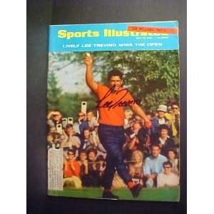 Lee Trevino Autographed June 24, 1968 Sports Illustrated Magazine