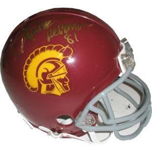 Marcus Allen Autographed Mini Helmet   USC Trojans Heisman 81