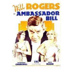  Ambassador Bill, Marguerite Churchill, Will Rogers, Greta 