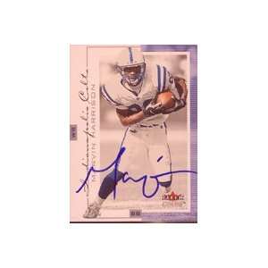 Marvin Harrison, Indianapolis Colts, 2001 Fleer Genuine Autographed 