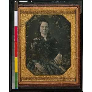  Mary Todd Lincoln,wife of Abraham Lincoln. Three quarter 