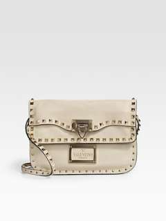 Valentino   Rock Stud Foldover Clutch    