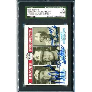  Kevin Bass, Eddie Romero & Ned Yost Autographed 1973 Topps 