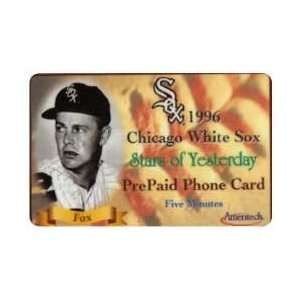  Collectible Phone Card 5m Nellie Fox   Chicago White Sox 