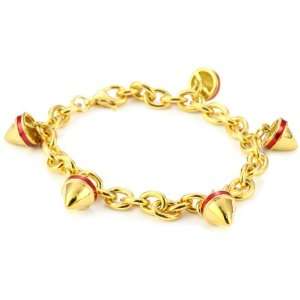 Nicky Hilton Sterling Silver With 18k Gold Wash Spike Bracelet