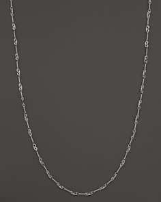 Lisa Nik Sterling Silver Heartbreaker Swirl and Twist Necklace, 17