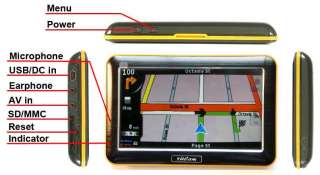 GPS Navigator bluetooth FM + wireless backup camera  