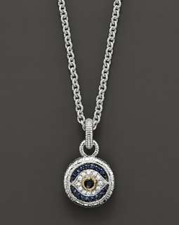 Judith Ripka Silver Evil Eye Necklace   Fine Jewelry   Bloomingdales 