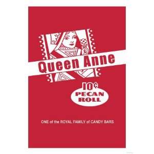 Queen Anne Pecan Roll Giclee Poster Print, 24x32