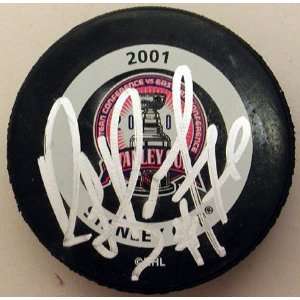 Ray Bourque Autographed 2001 Stanley Cup Hockey Puck