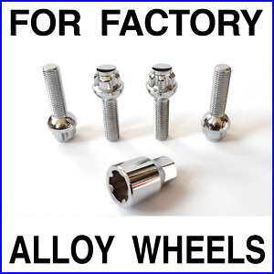Mercedes Wheel Locks Lug Bolts For OEM Factory Wheels  