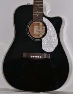 Fender Sonoran SCE Acoustic Electric Guitar Project Black  