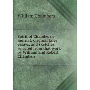   from that work by William and Robert Chambers William Chambers Books