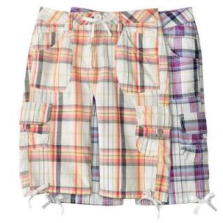 Unionbay Plaid Cargo Skimmer Pants