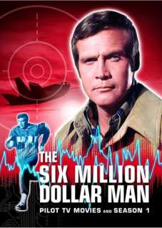 THE SIX MILLION DOLLAR MAN PILOT MOVIES AND SEASON 1 New Sealed 6 DVD 