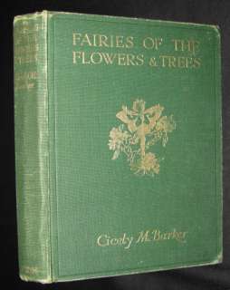 1950 Cicely Mary Barker Rare Book   FAIRIES OF FLOWERS AND TREES 1st 