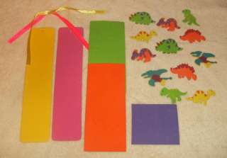 Foam Craft Kit Bookmarks for Boys and Girls, 2 per kit  