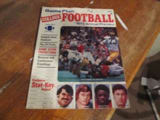 College & Pro Football NFL Preview books 1960s 1970s Stats 
