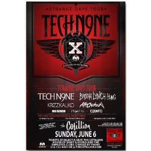  Tech N9ne Poster   Concert Flyer   Strange Days Tour