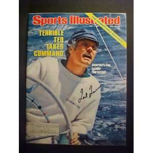 Ted Turner Autographed July 4, 1977 Sports Illustrated Magazine