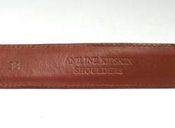 JOHNSTON MURPHY Mens 2 Tnd Kipskin Leather Belt 38 $70 CMP Nice 