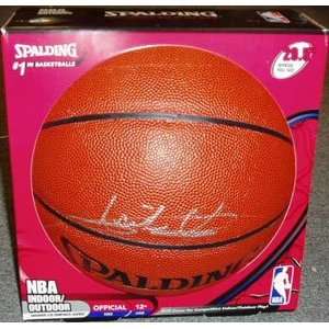 Isiah Thomas Memorabilia Signed Spalding Indoor/Outdoor NBA Basketball 