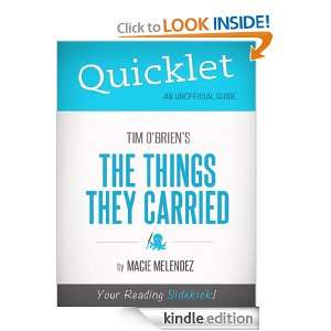 Quicklet on The Things They Carried by Tim OBrien (Book Summary 