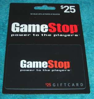 GAME STOP GIFT CARD NO CASH VALUE COLLECTIBLE ONLY  