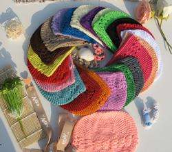   Crochet Kufi Hat Cap Beanie Baby Toddler Girl NEW 10 Pcs  