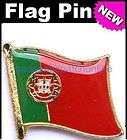 Lots 5pcs Portugal Flag Gold Plated Lapel Pin
