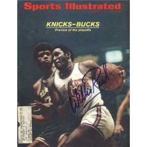 Willis Reed (New York Knicks) autographed Sports Illustrated Magazine