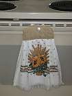 SUNFLOWERS & WHEAT (512) DOUBLE DISH TOWEL