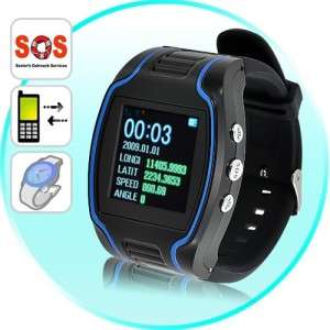 LCD GPS Tracker Wrist Watch GSM GPRS Surveillance Spy Tracking 