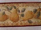   45ft) harvest gold, rust & cream tuscan crackle pear wallpaper border