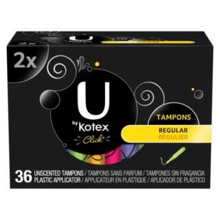 by Kotex Click Tampons   Regular (36 count).Opens in a new window