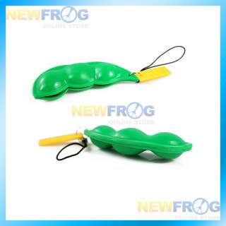 New Green Lucky EDAMAME Keychain Bean Pea 2 key ring  