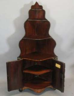   Louis XV Gilt Bronze & Kingwood 34 Corner Cabinet c. 1860  