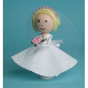  Clothespin Doll Craft Kit Bride on her wedding day Toys 