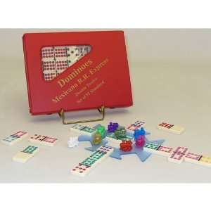   Imports Double 12 Color Dot Mexican Train Dominoes
