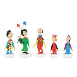   Grinch from Department 56 A Family of Whos, Set of 5