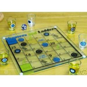 Shot Glass Shooters and Ladders Drinking Game Set  Kitchen 