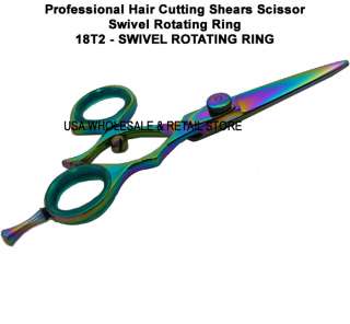 Titanium Hair Cutting Shears Scissors Japan 18T2  