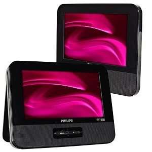   Portable DVD Player w/Additional LCD Screen (Black) Electronics