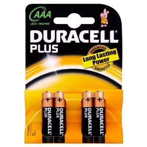  Duracell Plus Mn2400 Alkaline Aaa Batteries   4 Pack 