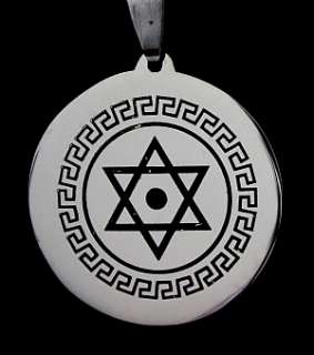 STAR OF DAVID Israel Jewish Kabbalah Necklace Jewelry  
